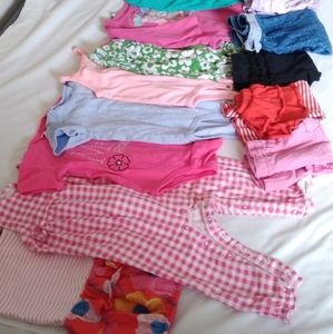 20+ item toddler girl not so mystery cloth bundle